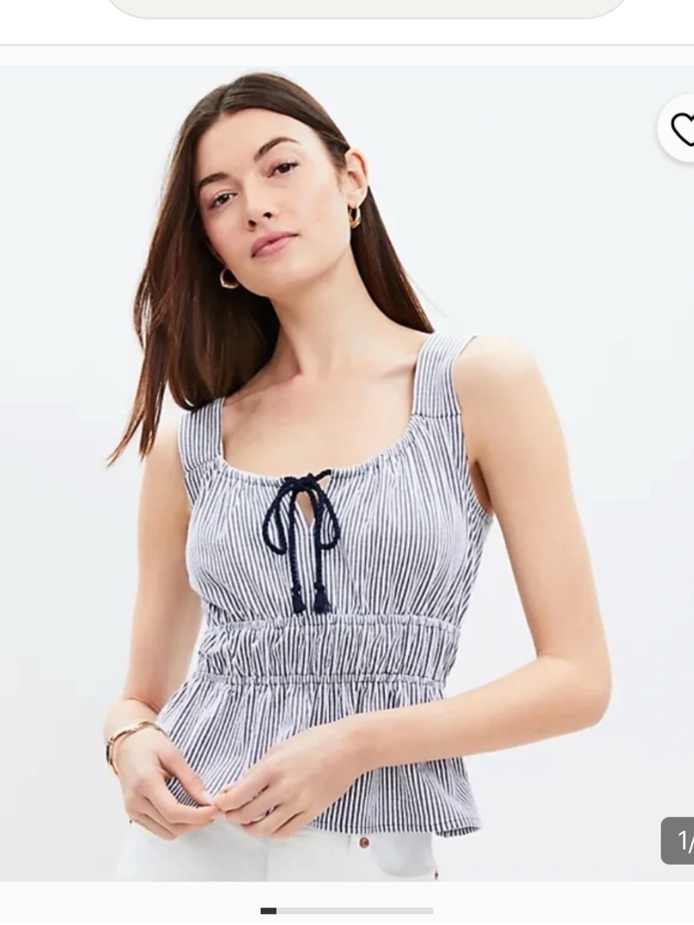 Stripped top from Loft